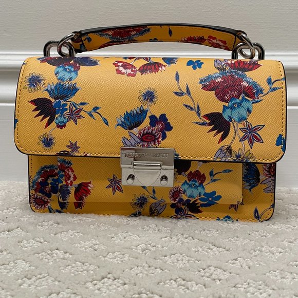 Rebecca Minkoff Leather Floral Crossbody/Shoulder Bag - Picture 11 of 11